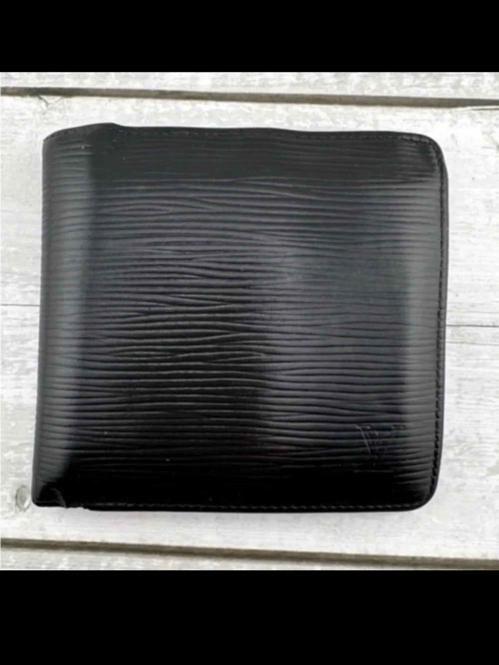 AUTHENTIC Louis Vuitton Marco Wallet. Previously owned. Color: Black.